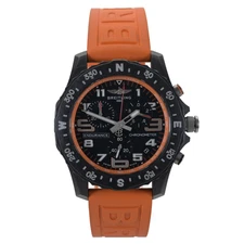 Breitling Endurance Pro X82310 Orange & Black 44mm Men's Watch Box & Papers
