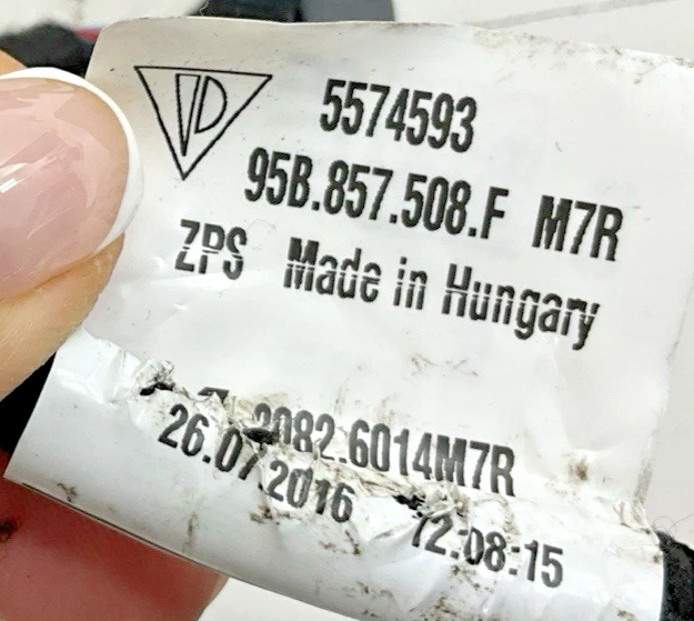 2017 Porsche Macan Right Rear View Door Mirror w/ Blind Spot 95B857508F OEM Foto 4 de 4