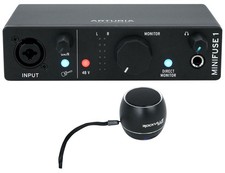 Arturia Minifuse 1 Black Solo Audio USB Recording Interface Bluetooth Speaker
