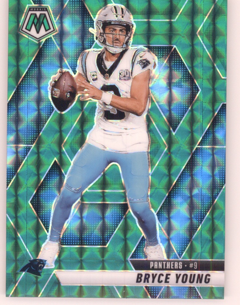 2025 Panini Mosaic #86 Bryce Young Mosaic Green