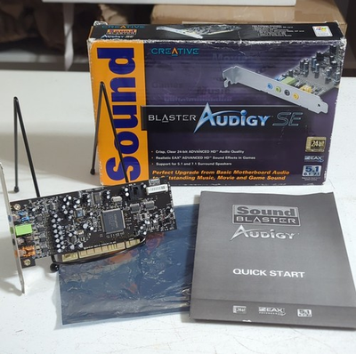 #ad Creative Sound Blaster Audigy SE SB0410 PCI 5.1 Sound Card 3.5mm Plug In $24.98