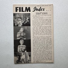 Vintage Film Index No. 6 Edited By John Howard Reid Magazine