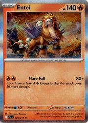 Entei 025/217 Mega Evolution: Ascended Heroes Holo Rare