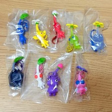 Nintendo Pikmin Mascot Plush Keychain Complete Set of 9 Official Japan