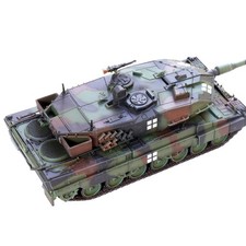 1/72 Ukraine Leopard 2A6 Main Battle Tank Model High Quality Alloy Decoration