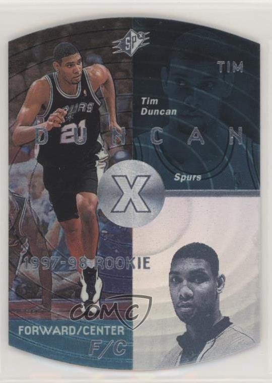 1997-98 SPx Tim Duncan #37 HOF 1e9