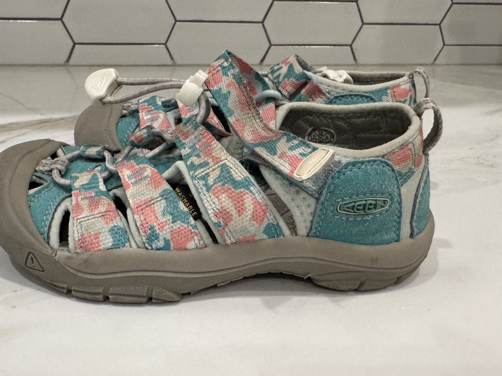 Sandali rosa blu per bambini taglia 13 Keen Newport H2 escursionismo outdoor