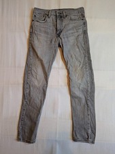 Levi  s 510 Jeans Men  s 31x32 Skinny Fit Skinny Leg Midrise Stretch Denim Gray