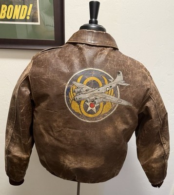 AIR FORCE A2フライトジャケット Big and Tall Leather Military A-2 Jacket | Cockpit USA