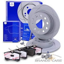 ATE POWERDISC BREMSSCHEIBEN+BELÄGE HINTEN FÜR AUDI A3 SEAT LEON SKODA VW GOLF 6
