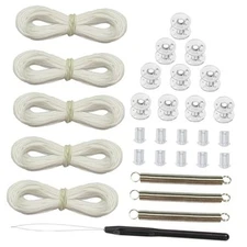 RV Pleated Shade Repair Kit, Pleaded Shade Repair Kit, Window Shade White