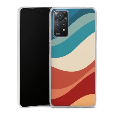Slim Hülle für Xiaomi Redmi Note 11 Pro 5G Farbe Farbverlauf Welle