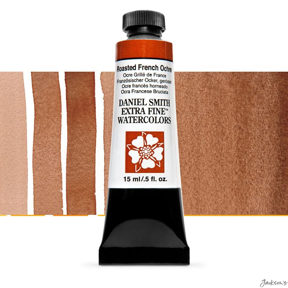 Daniel Smith Watercolour Paint Tube 15ml Roasted French Ochre Artist Painting