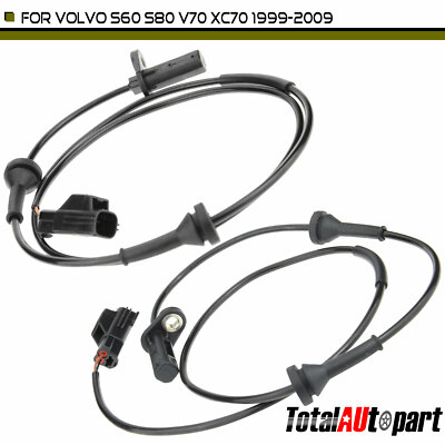 Volvo Rear Abs Sensor 2x ABS Speed Sensors for Volvo S60 S80 V70 XC70 1999-2009 Front Left ...