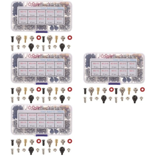 4 Sets Computer Host Screw Kit Hard Drive Mounting Screws Assortment