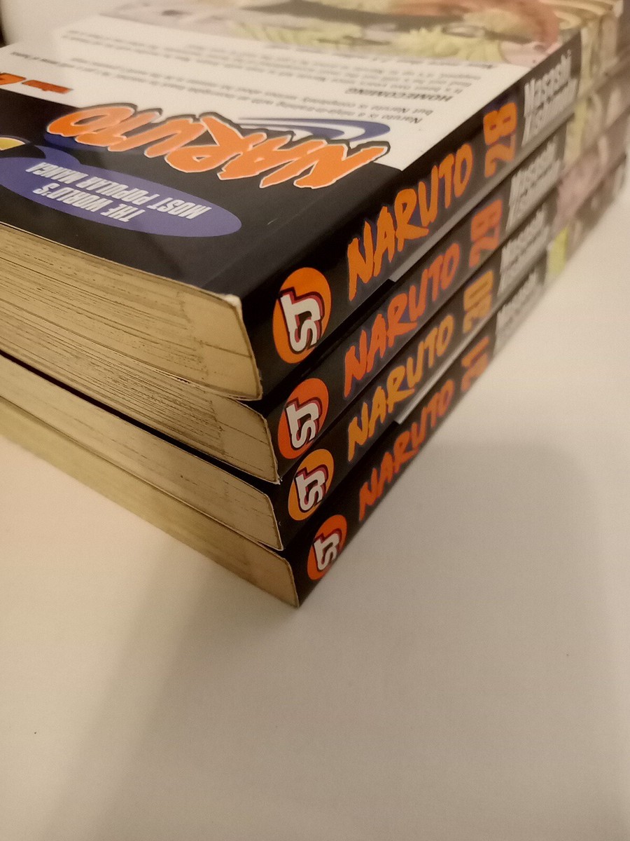 Naruto Volumes 28-29-30-31 Manga LOT ENGLISH VIZ MEDIA Masashi