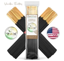 VANILLA FANTASY Incense Sticks 7" Bulk Pack Wholesale Hand Dipped Lot