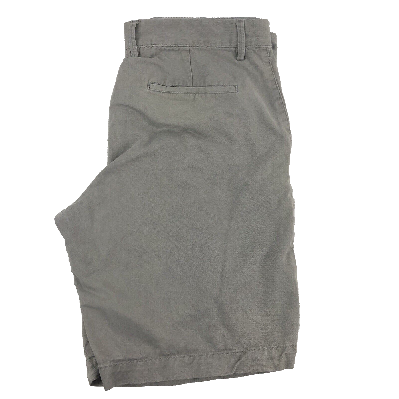 Gap chino shorts men’s 38 gray flat front cotton