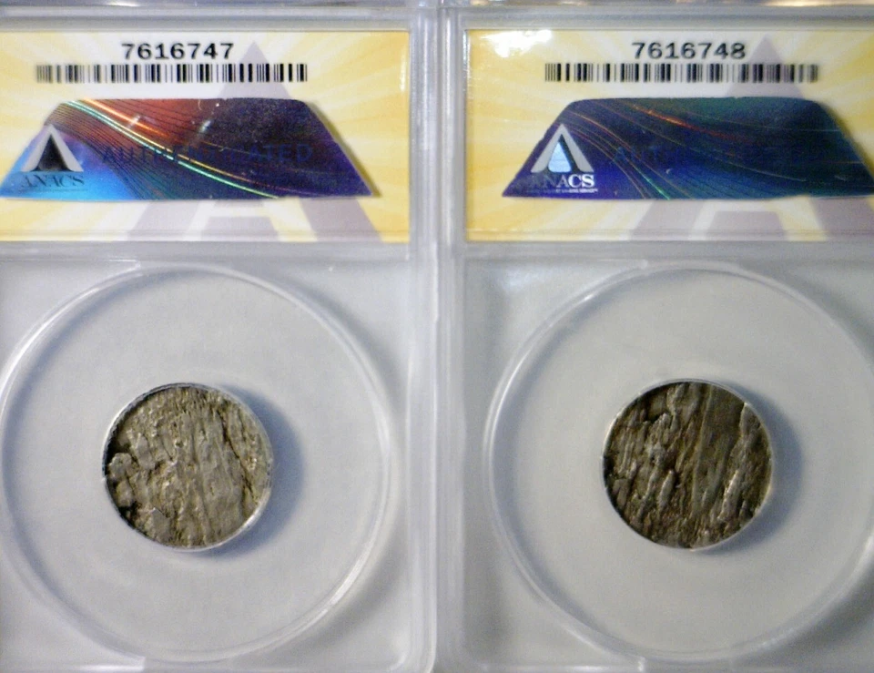 1869 ERROR ANACS G4 SPLIT PLANCHET After Strike Shield Nickel Coins BOTH PCS! - Image 2 of 4