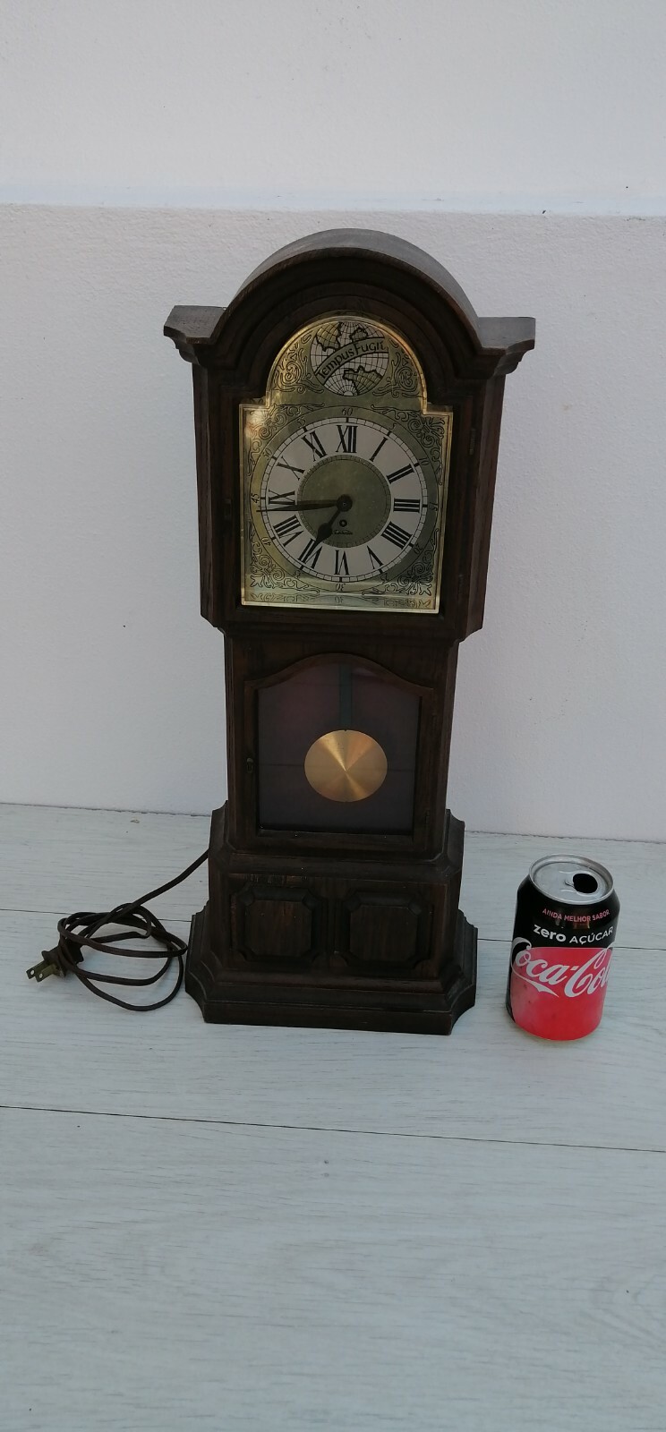 Vintage Wall Clock SunBeam made USA Table/chapel Clock watch Electrical in wood