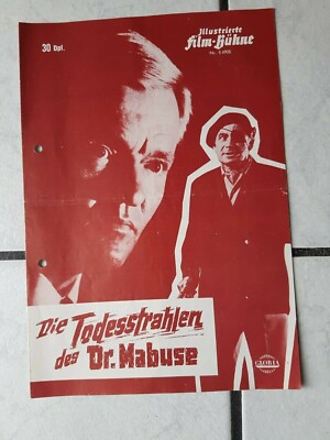 Die Todesstrahlen des Dr. Mabuse-FilmProgramm -50-60 er Jahre- ,org.-