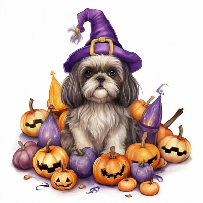 XXL Shih Tzu Auto Aufkleber Hunde Sticker