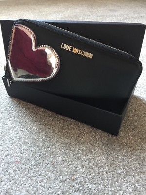 love moschino black wallet