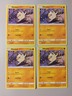 4x Mankey 71/181 Pokemon card SM Team Up common LP