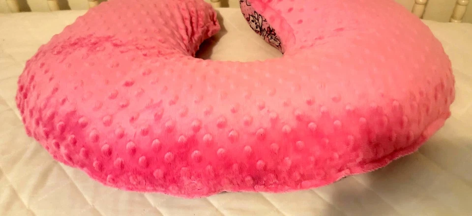 Funda de Almohada Boppy Hecha con Marie The Cat Punto Burbuja Vellón Espalda Foto 2 de 3