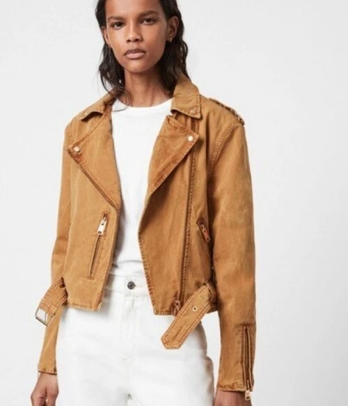 Balfern denim biker best sale jacket