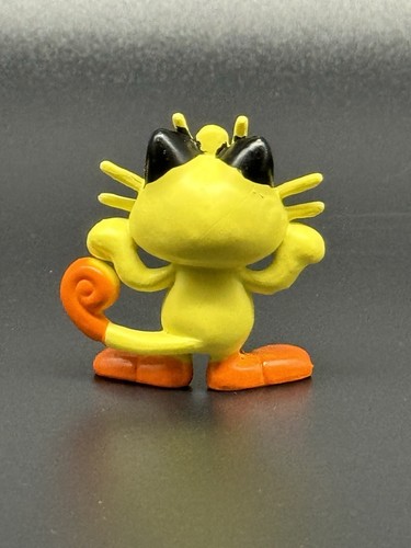 Meowth Pokemon 1,5" Figura Giallo - Foto 2 di 3