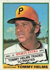Tommy Helms 1976 TOPPS Traded Baseball Card #583T