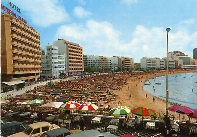 Karte SPANIEN LAS PALMAS DE CRAN CANARIA Playa de las Canteras