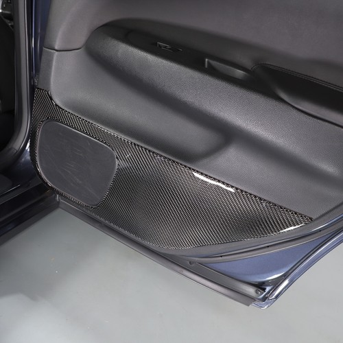 Carbon Fiber Rear Door bottom Trim Sticker Fits INFINITI G25 G35 G37 Sedan - Picture 9 of 11