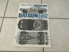 Tamiya Datsun 240Z Safari Car Manual Build Booklet