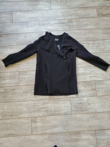 OSKA Women's Jacke Alba Black Jacket Size 4 One Side Button Wool - Picture 6 of 9