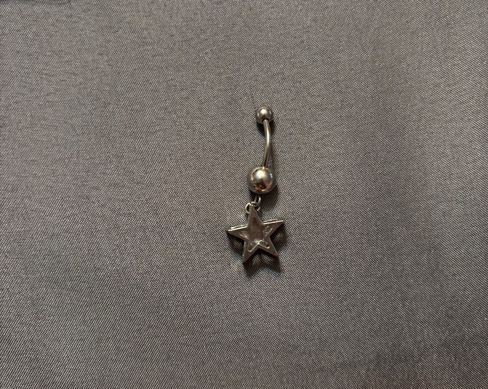Sparkling Star Dangle Belly Button Ring - image 4