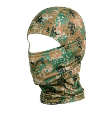 Digital Green Marpat Camo Camouflage 1 Hole Balaclava Face Mask Helmet Liner