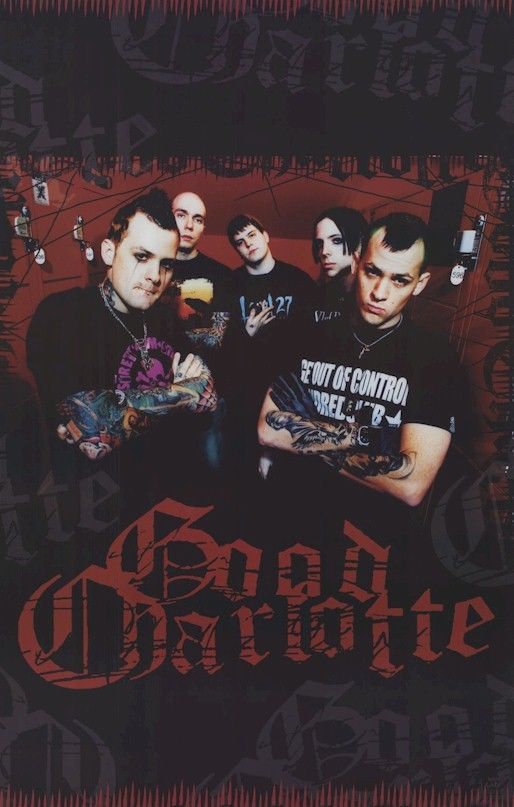 Good Charlotte ポスター 2004年　グッドシャーロット　プロモ 2004 GOOD CHARLOTTE RED POSTER ORIGINAL FUNKY BRAND NEW 22X34 FREE
