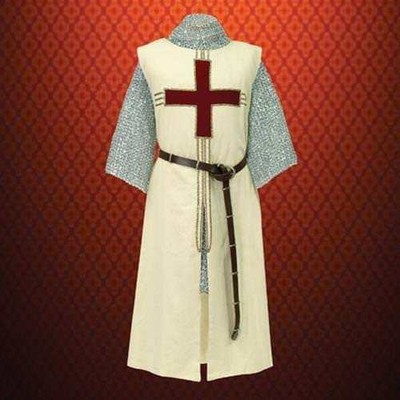 MEDIEVAL TEMPLAR KNIGHT Tunic Surcoat Crusader Sleeveless Renaissance LARP MEDIEVAL TEMPLAR KNIGHT Tunic Surcoat Crusader Sleeveless Renaissance LARP