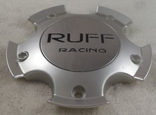 Ruff Racing Wheels Silver Custom Wheel Center Cap Caps R285-tl50015x130