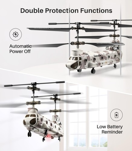 SYMA Remote Control Helicopter, S52H Military Transport RC Helicopter with Al... - Picture 5 of 6