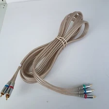 12 Foot Video Component Gold Plated 3-RCA Male-Male RGB Cable
