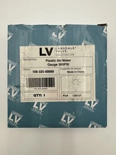 Lansdale Valve Air/Water Gauge Plastic 300psi 100-325-00060