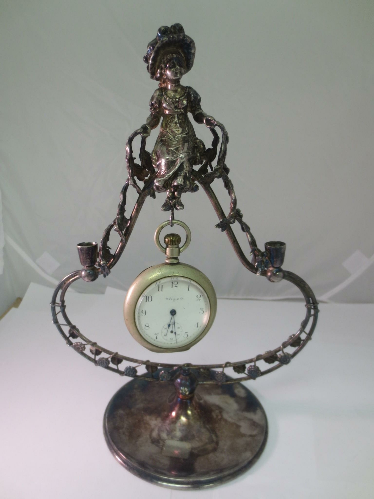 Разное RARE VICTORIAN SILVER FIGURAL MAIDEN
