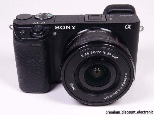 Sony Alpha 6300 Kit (ILCE-6300L) 24.2MP Systemkamera + 16-50mm 2.213 Auslös. TOP - Bild 1 von 2