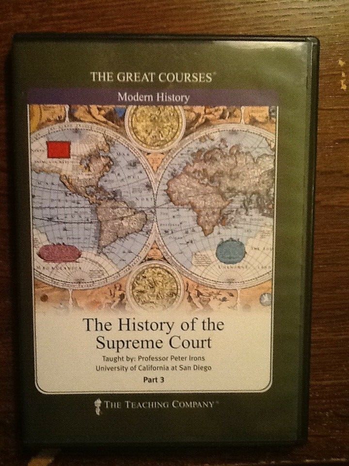 HISTORY OF SUPREME COURT (Part 3) By Peter Irons 9781565857513|