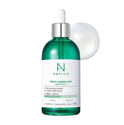 AMPLE:N Centel Calming Shot Ampoule 100ml, Korean Cosmetics, Kbeauty, sample