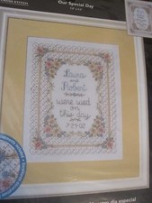 OUR SPECIAL DAY Bucilla Counted Cross Stitch Kit