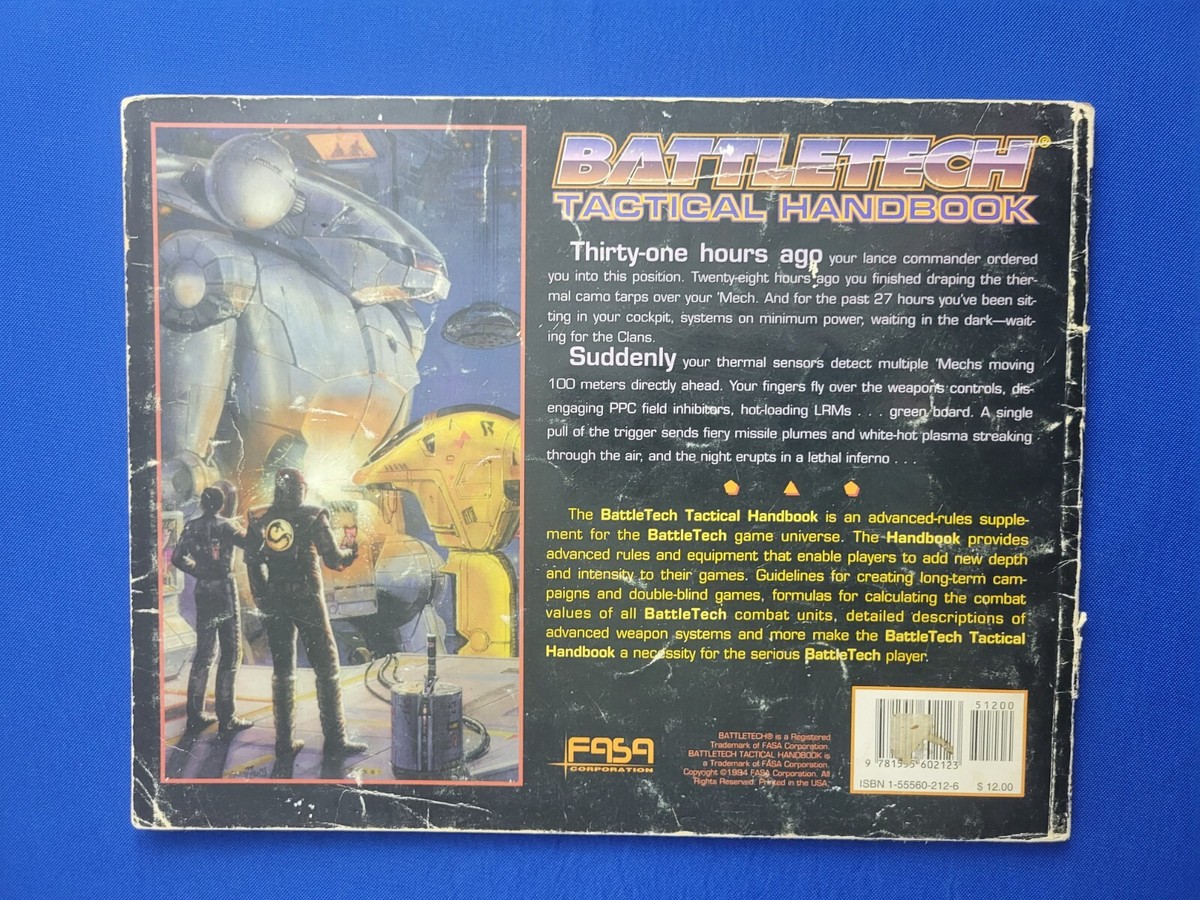 Tactical Handbook - Battletech 8630 | eBay